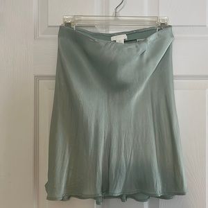 Silk/satin mini skirt